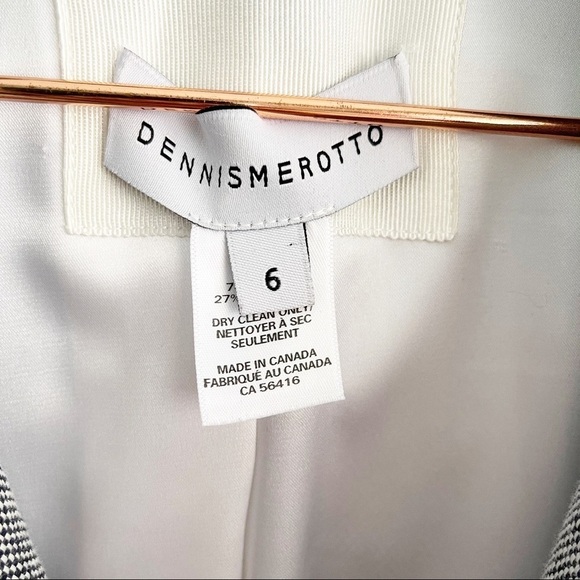Dennis Merotto Linen Blend Moto Jacket - Picture 6 of 6